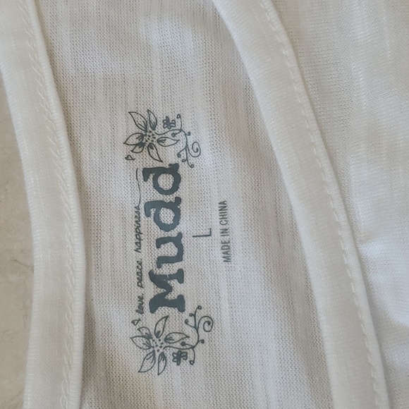 Mudd women's racerback ombre tank top.  Size large. - Picture 5 of 7